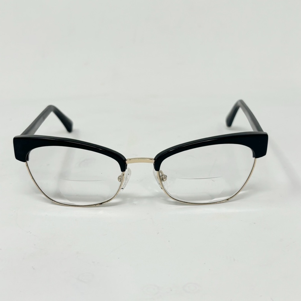 ZAC POSEN Women’s LIVY Eyeglass Frame Black 53-18-135 Half Rim FOR FRAMES ONLY